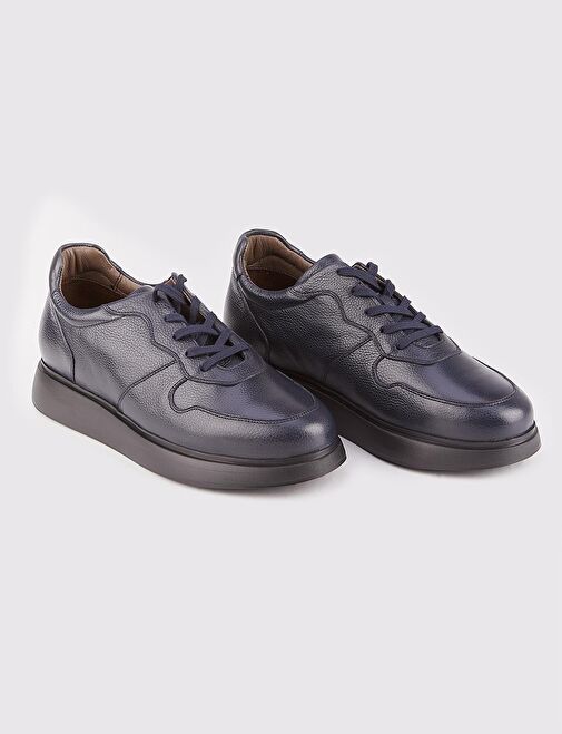 Cabani Ayakkabı Siyah Erkek Deri Sneaker 118308 - Görsel 5