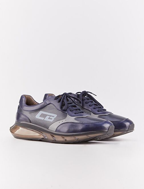 Cabani Ayakkabı Siyah Erkek Deri Sneaker 118448 - Görsel 3