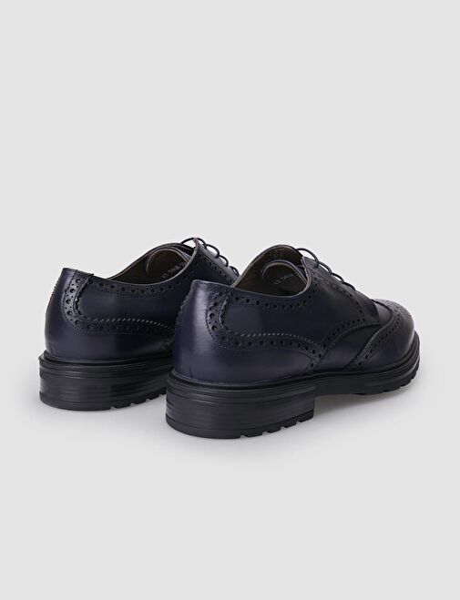 Cabani Ayakkabı Lacivert Erkek Deri Günlük Ayakkabı 118545 - Görsel 4