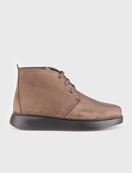 Hakiki Deri Taba Bağcıklı Erkek Günlük Bot - Görsel 2