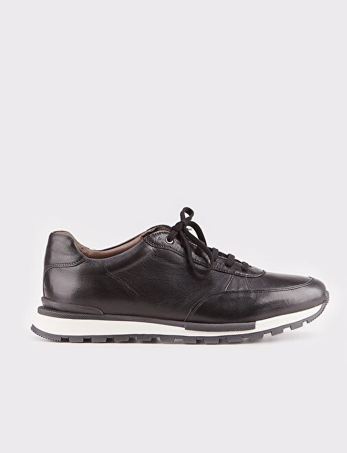 Cabani Ayakkabı Siyah Erkek Deri Sneaker 27516 - Görsel 2