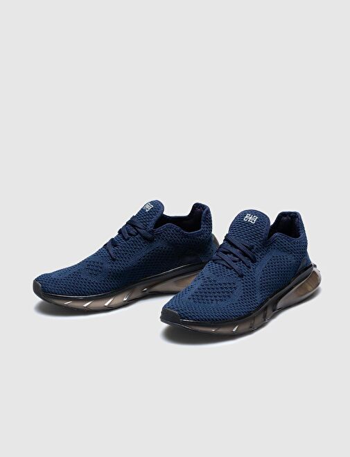 Triko Lacivert Bağcıklı Erkek Spor Ayakkabı - Görsel 5