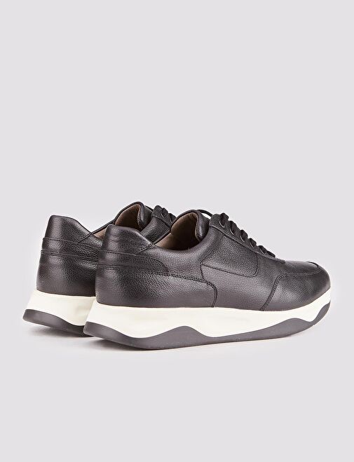 Cabani Ayakkabı Siyah Erkek Deri Sneaker 27824 - Görsel 4
