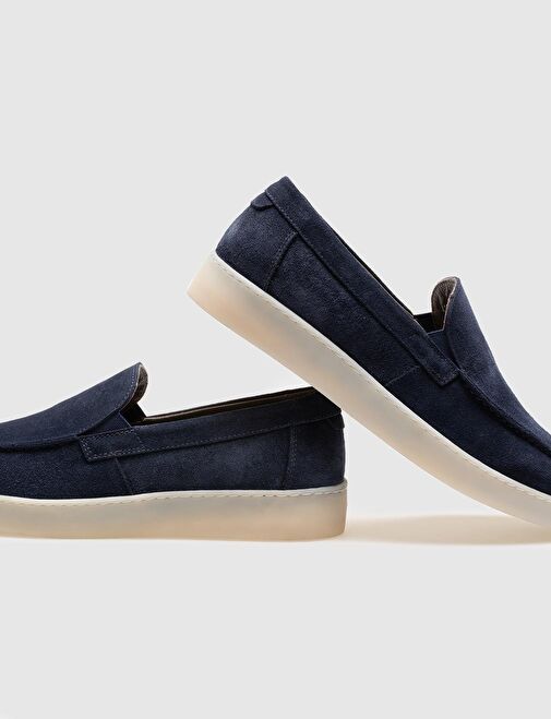 Cabani Ayakkabı Lacivert Erkek Süet Günlük Ayakkabı 120078R - Görsel 5