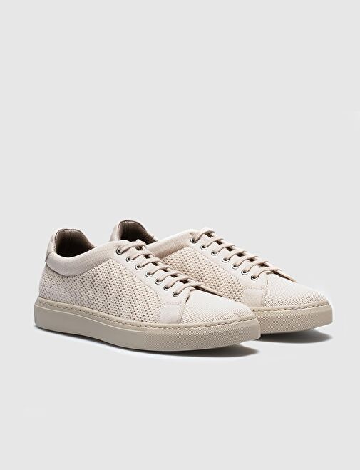 Cabani Ayakkabı Bej Erkek Sneaker 28465 - Görsel 3