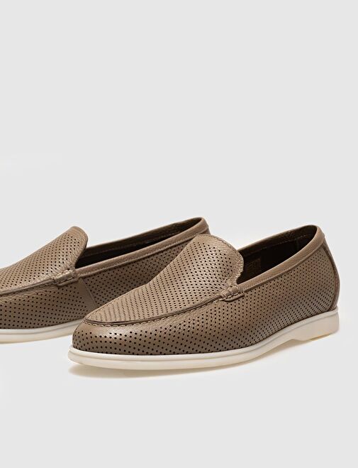 Cabani Ayakkabı Lacivert Erkek Deri Loafer 121018 - Görsel 5