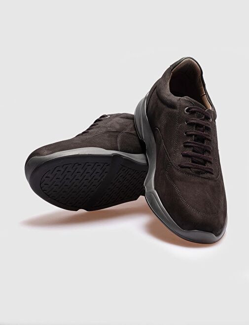 Cabani Ayakkabı Siyah Erkek Nubuk Günlük Ayakkabı 121054R - Görsel 5