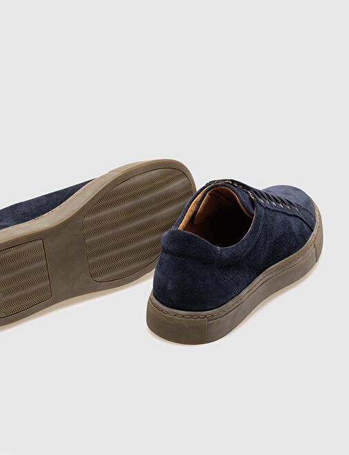 Cabani Ayakkabı Lacivert Erkek Süet Sneaker 28544 - Görsel 5
