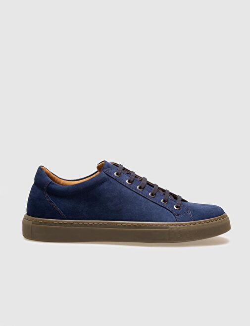 Cabani Ayakkabı Mavi Erkek Süet Sneaker 28538 - Görsel 2