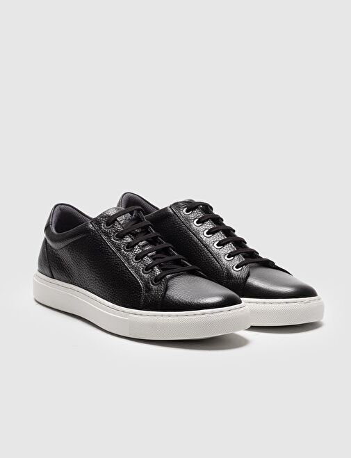 Cabani Ayakkabı Cabani Ayakkabı Siyah Erkek Deri Sneaker 28552 | Boyner Siyah - 3. görsel