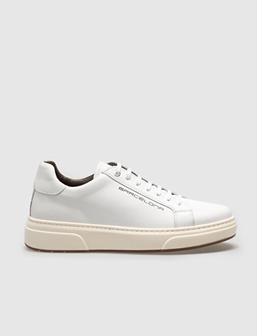 Cabani Ayakkabı Beyaz Erkek Deri Sneaker 28579 - Görsel 2
