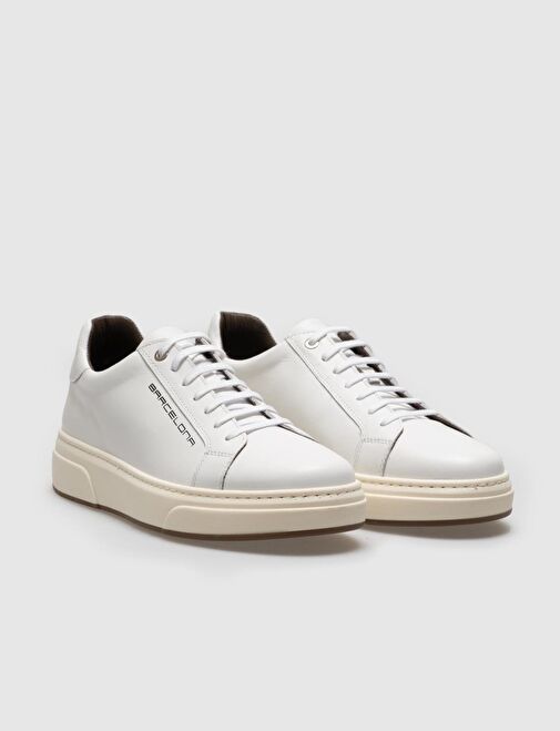 Cabani Ayakkabı Beyaz Erkek Deri Sneaker 28579 - Görsel 3
