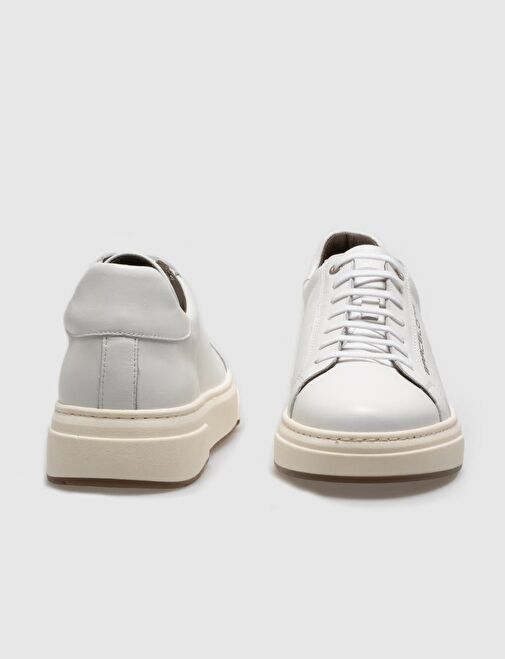 Cabani Ayakkabı Beyaz Erkek Deri Sneaker 28579 - Görsel 5