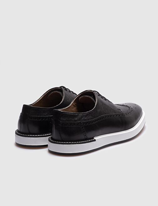 Cabani Ayakkabı Siyah Erkek Deri Günlük Ayakkabı 28686 - Görsel 4