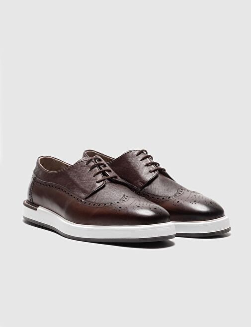 Cabani Ayakkabı Kahverengi Erkek Deri Günlük Ayakkabı 28670 - Görsel 3