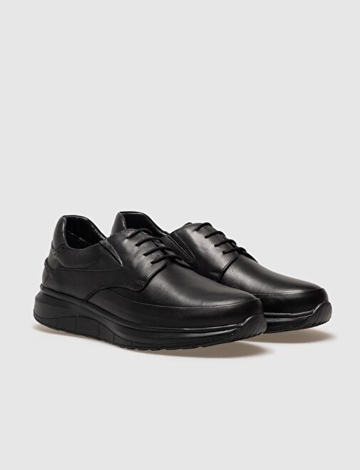 Cabani Ayakkabı Siyah Erkek Deri Günlük Ayakkabı 28626 - Görsel 4