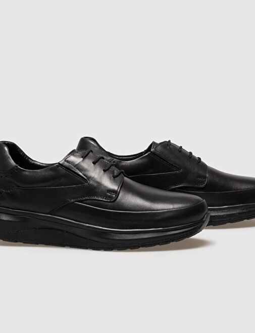 Cabani Ayakkabı Siyah Erkek Deri Günlük Ayakkabı 28626 - Görsel 5