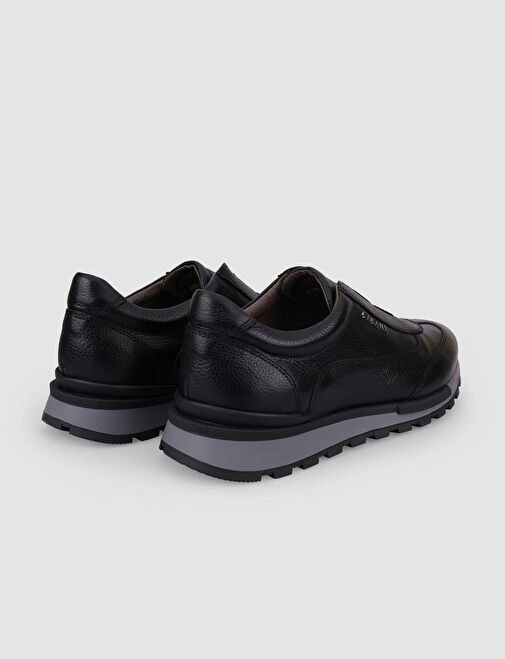 Cabani Ayakkabı Siyah Erkek Deri Sneaker 116485ER - Görsel 5