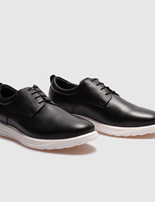 Cabani Ayakkabı Siyah Erkek Deri Günlük Ayakkabı 28700 - Görsel 5