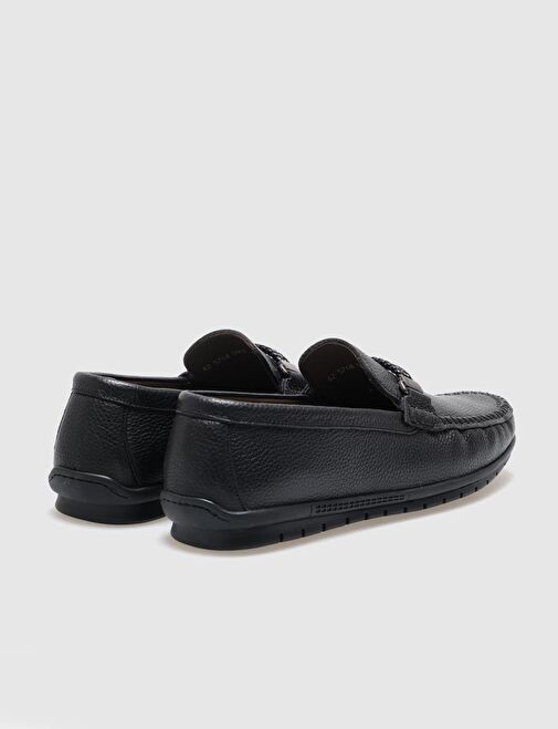 Cabani Ayakkabı Siyah Erkek Deri Loafer 121333 - Görsel 4