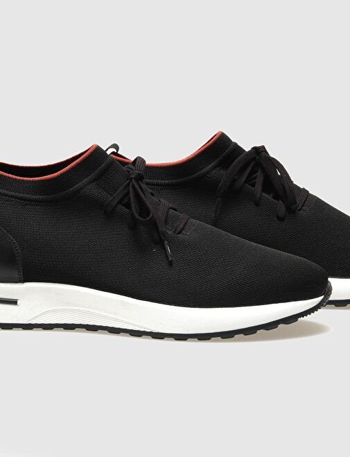 Cabani Ayakkabı Siyah Erkek Sneaker 28798 - Görsel 5