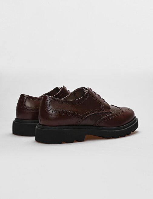 Cabani Ayakkabı Kahverengi Erkek Deri Günlük Ayakkabı 121356 - Görsel 4