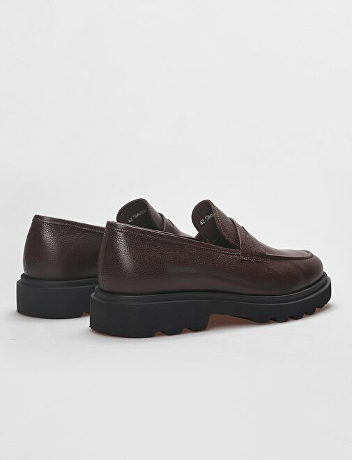 Cabani Ayakkabı Kahverengi Erkek Deri Günlük Ayakkabı 121362 - Görsel 4