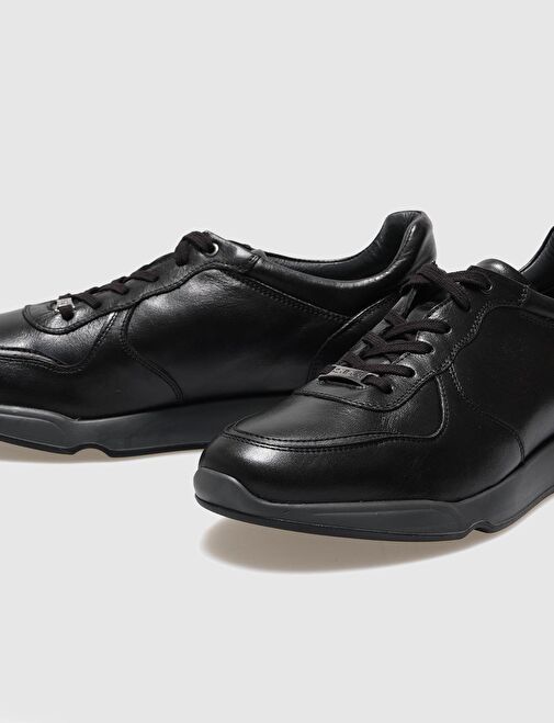 Cabani Ayakkabı Siyah Erkek Deri Günlük Ayakkabı 121404 - Görsel 5