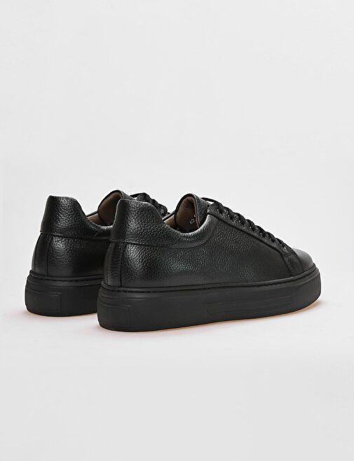 Cabani Ayakkabı Siyah Erkek Deri Sneaker 28930 - Görsel 4