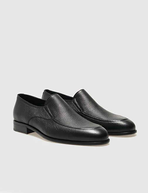 Hakiki Deri Siyah Erkek Klasik Ayakkabı - Görsel 3