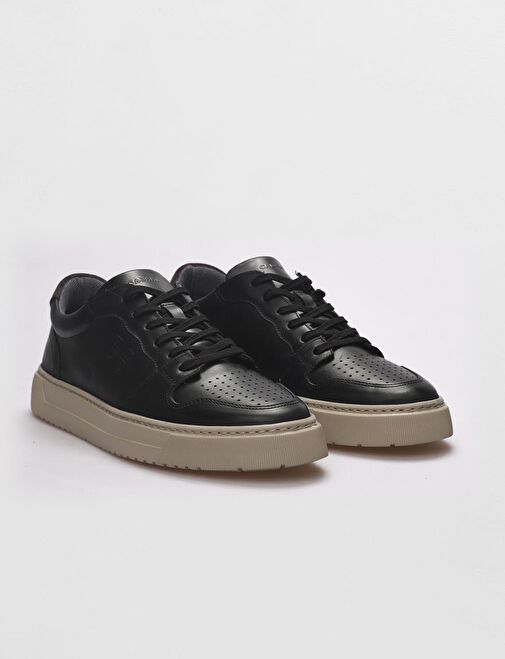 Cabani Ayakkabı Siyah Erkek Deri Sneaker 29092 - Görsel 4