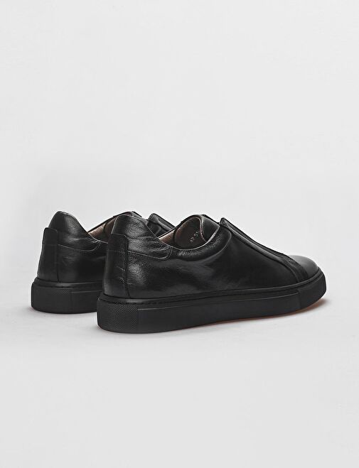 Cabani Ayakkabı Siyah Erkek Deri Sneaker 121679R - Görsel 4