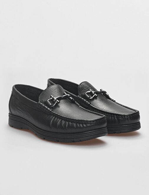 Cabani Ayakkabı Siyah Erkek Deri Günlük Ayakkabı 121739 - Görsel 3