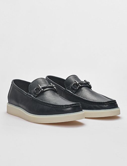 Cabani Ayakkabı Siyah Erkek Deri Günlük Ayakkabı 121926 - Görsel 3