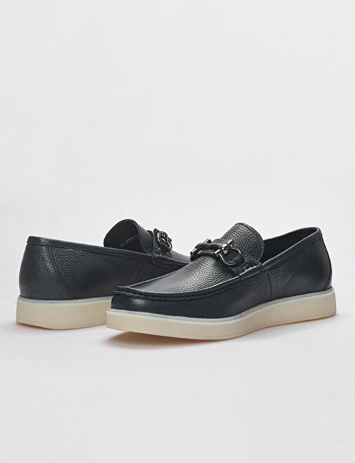 Cabani Ayakkabı Siyah Erkek Deri Günlük Ayakkabı 121926 - Görsel 5