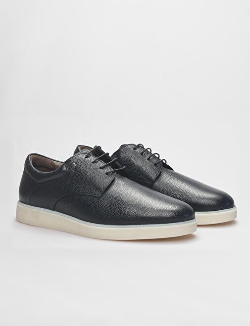 Cabani Ayakkabı Lacivert Erkek Deri Günlük Ayakkabı 29120 - Görsel 3