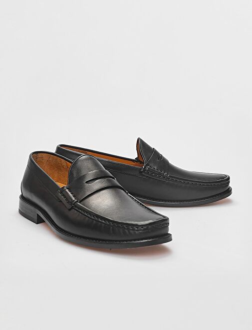 Cabani Ayakkabı Siyah Erkek Deri Klasik Ayakkabı 122786 - Görsel 5