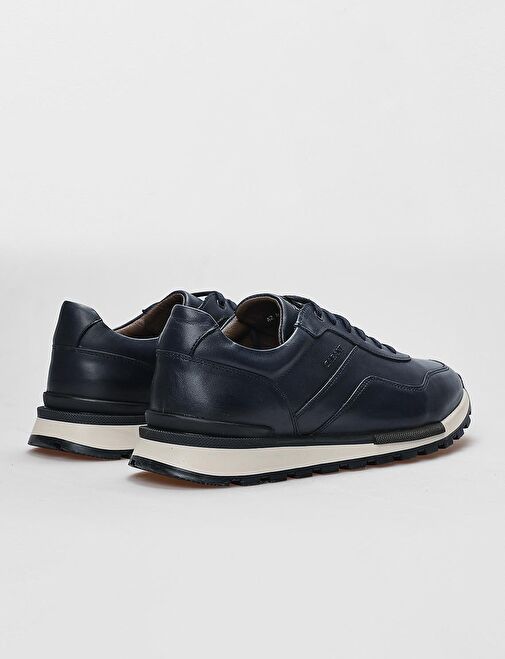 Cabani Ayakkabı Lacivert Erkek Deri Sneaker 29487 - Görsel 5