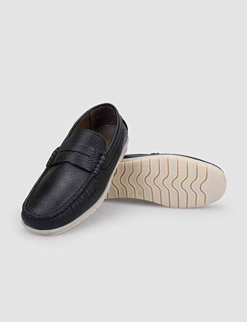 Cabani Ayakkabı Lacivert Erkek Deri Günlük Ayakkabı 121340F - Görsel 5