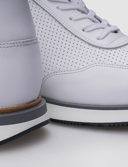 Cabani Ayakkabı Siyah Erkek Deri Sneaker 123021 - Görsel 5