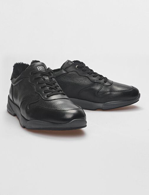 Cabani Ayakkabı Siyah Erkek Deri Günlük Ayakkabı 123028 - Görsel 5