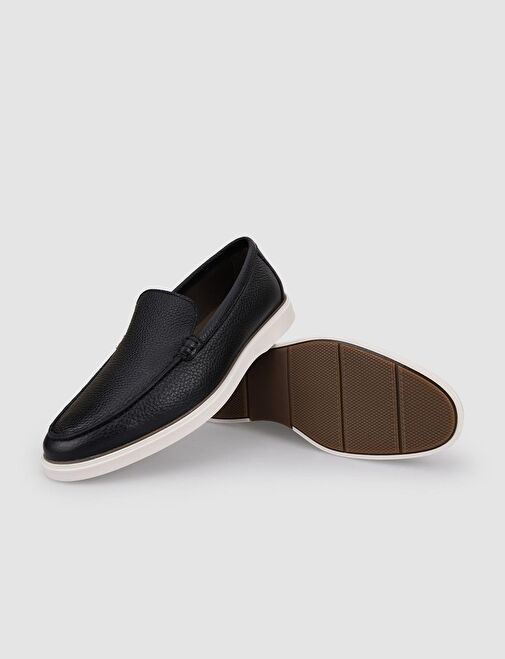 Cabani Ayakkabı Siyah Erkek Deri Loafer 121354R - Görsel 5