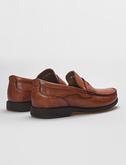 Hakiki Deri Taba Erkek Günlük Ayakkabı - Görsel 4