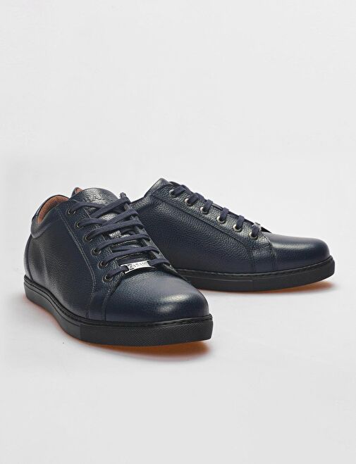 Cabani Ayakkabı Lacivert Erkek Deri Sneaker 29154 - Görsel 5