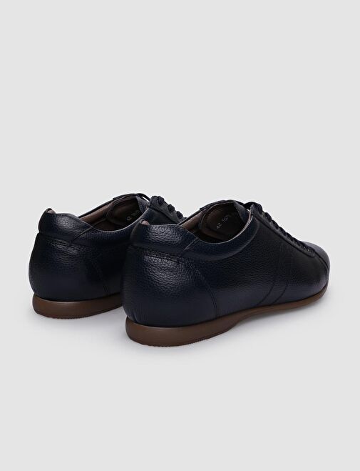 Cabani Ayakkabı Lacivert Erkek Deri Günlük Ayakkabı 123156 - Görsel 4