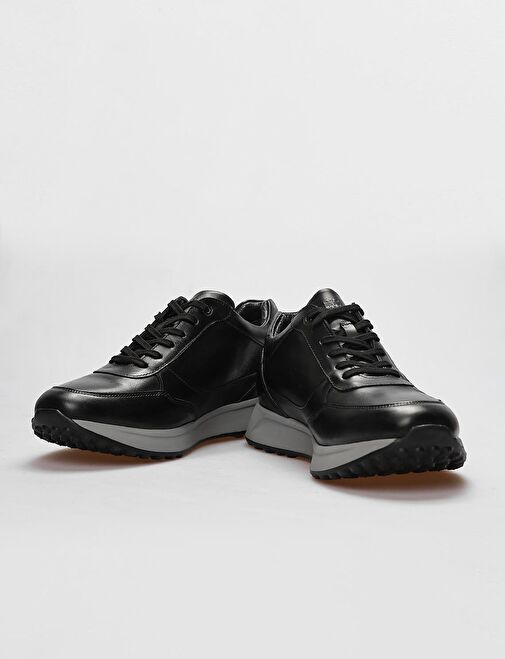 Cabani Ayakkabı Siyah Erkek Deri Sneaker 29234 - Görsel 5