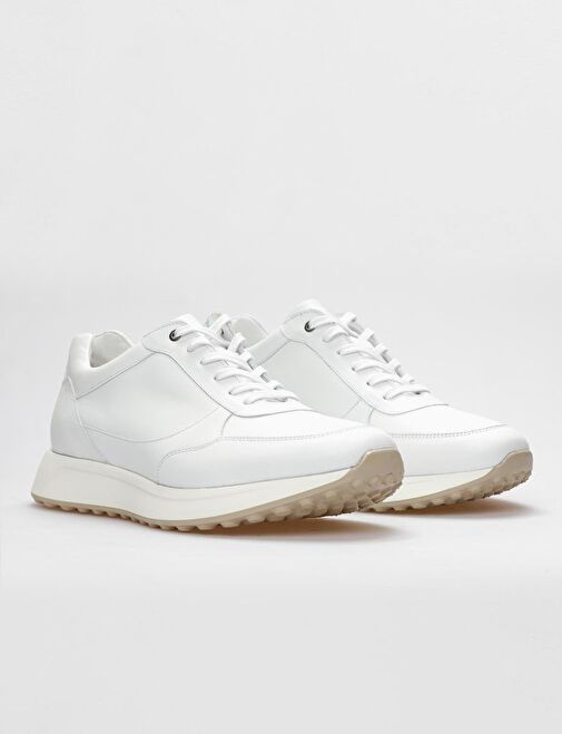 Cabani Ayakkabı Beyaz Erkek Deri Sneaker 29233 - Görsel 3