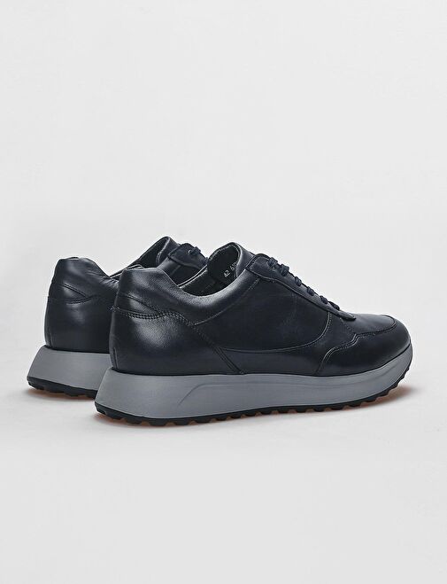 Cabani Ayakkabı Lacivert Erkek Deri Sneaker 29232 - Görsel 4