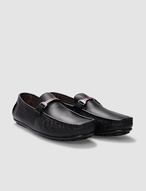 Cabani Ayakkabı Lacivert Erkek Deri Loafer 121093T - Görsel 3