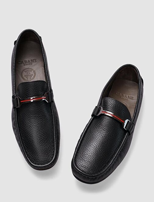 Cabani Ayakkabı Lacivert Erkek Deri Loafer 121093T - Görsel 5